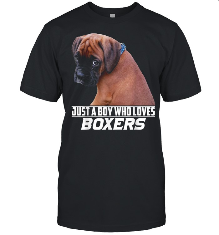 Just A Boy Who Loves Boxers shirt Classic Men's T-shirt