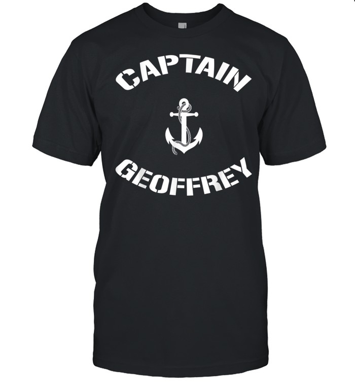 Sailing Boat Captain Geoffrey Personalized Boating Name shirt
