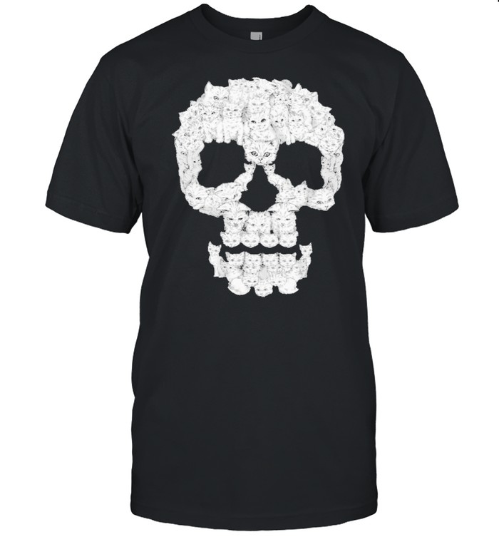 Skull cat beautiful shirt