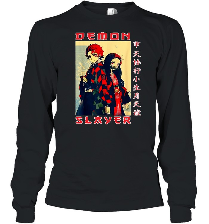 Tanjiro Demon Slayer Kimetsu No Yaiba Anime T-shirt Long Sleeved T-shirt