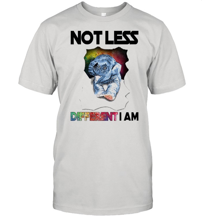 Elephant not less different I am shirt Classic Men's T-shirt