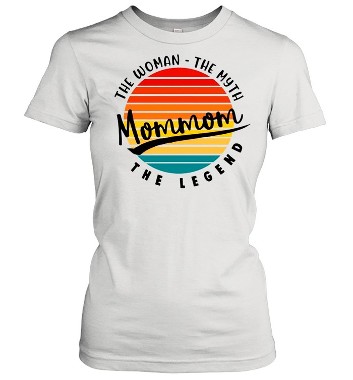 Retro Vintage Momom The Woman The Myth And The Legend shirt Classic Women's T-shirt