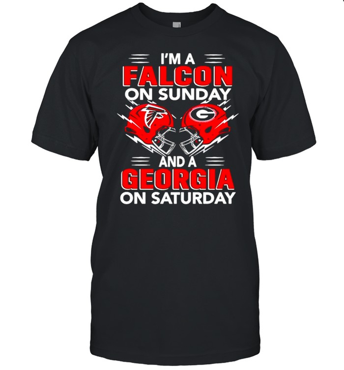 Is’m A Falcon On Sunday And A Georgia On Saturday Shirts