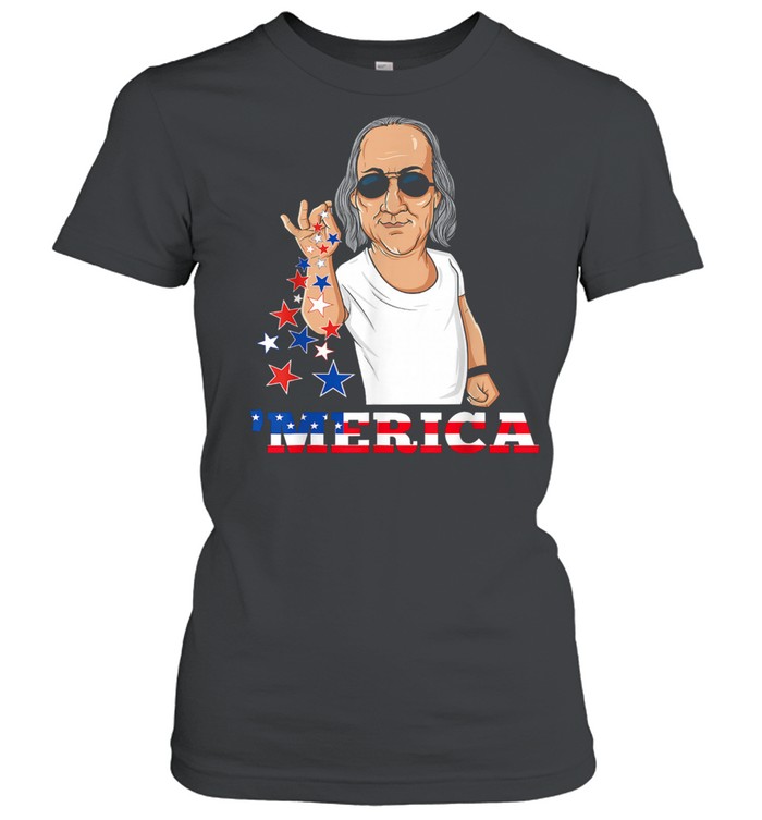 Ben Franklin 4th Of July Merica Classic Women's T-shirt