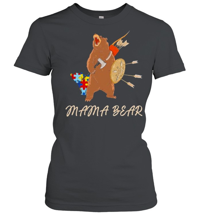Hunting autism mama bear shirt Classic Women's T-shirt