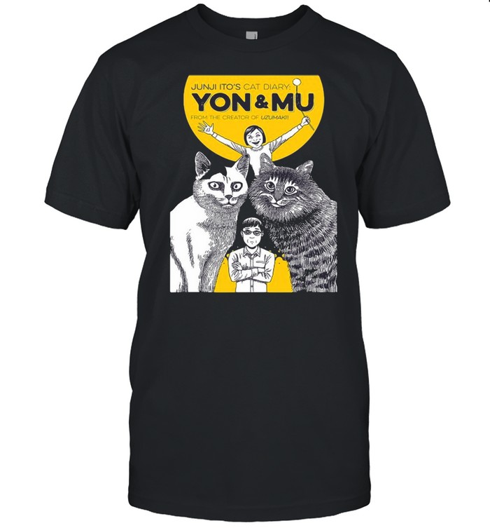 Junji Itos’s Cat Diary Yon And Mu English Cover T-shirts