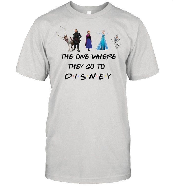 The One Where They Go To Frozen Disney T-shirts