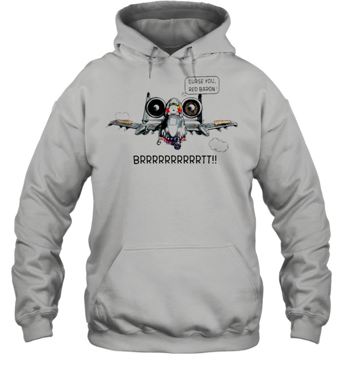 Snoopy curse you red baron brrr shirt Unisex Hoodie