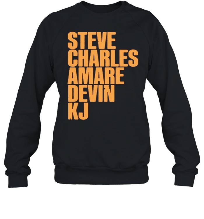 Steve Charles Amare Devin Kj shirt Unisex Sweatshirt