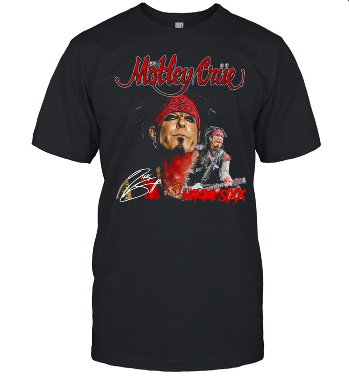 Motley Crue Nikki Sixx T-shirt Classic Men's T-shirt