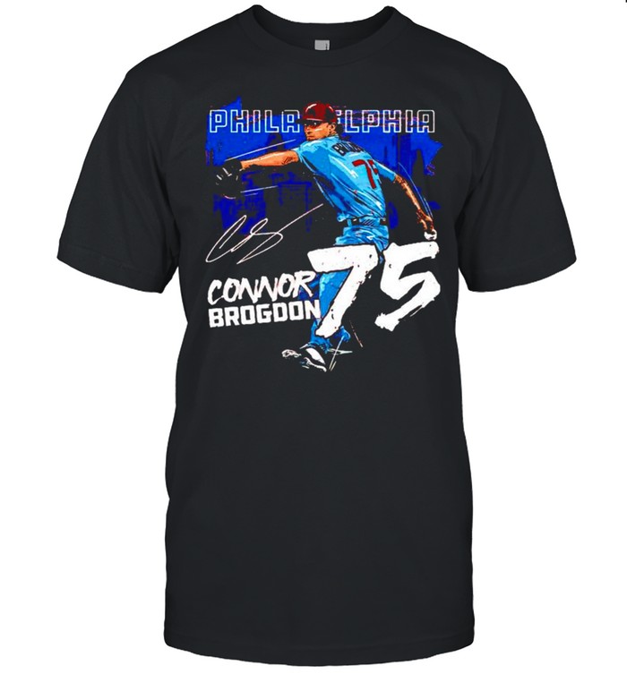 Philadelphia Baseball Connor Brogdon 75 signature shirt Classic Men's T-shirt