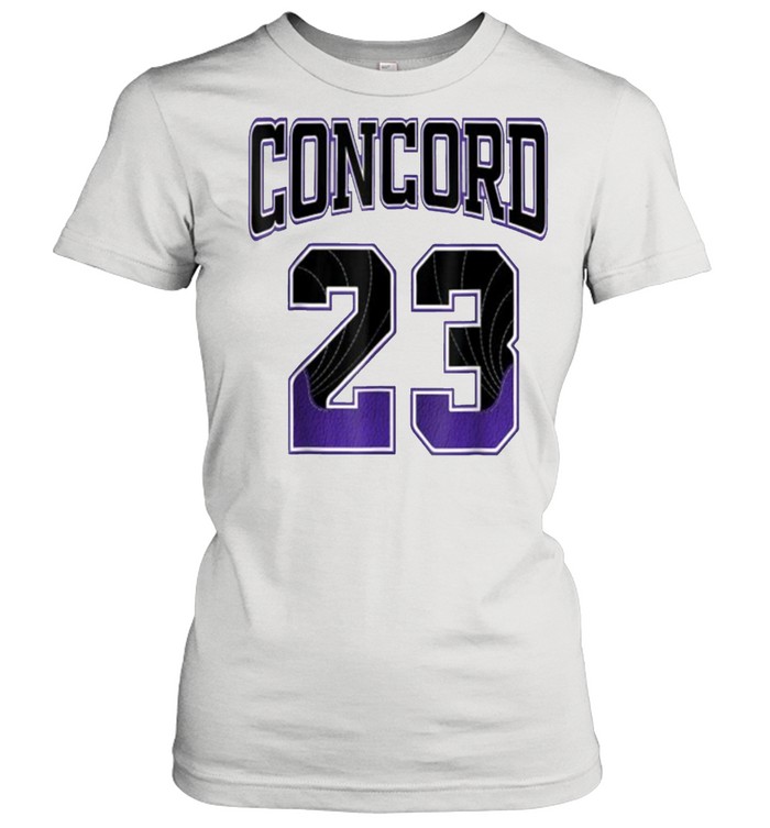 Simple 23 Made To Match With Jordan 12 Darck Concord Classic Women's T-shirt