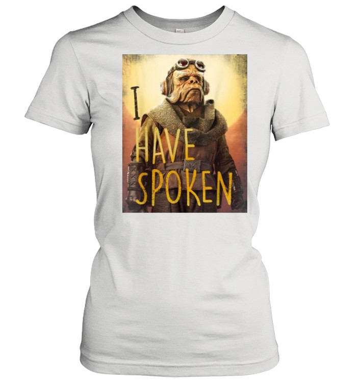 Star Wars The Mandalorian Have Spoken Classic Women's T-shirt