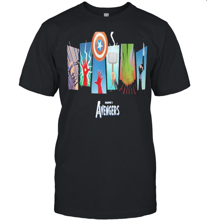 Thunder Light Marvels Avengers Captain America  Classic Men's T-shirt