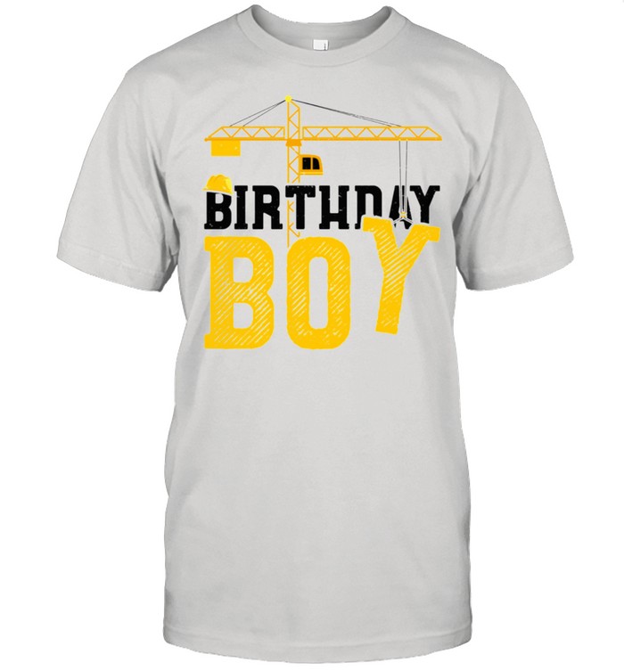Bauarbeiters Birthdays Boys Geburtstags shirts