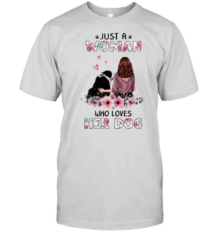 Just A Woman Who Loves Her Dog Shirts