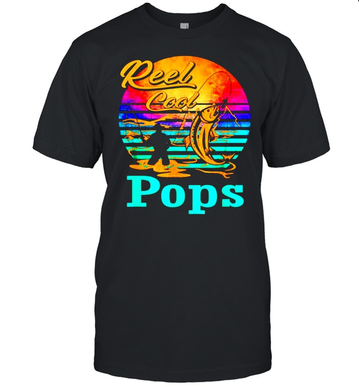 Fishing reel cool pops shirt