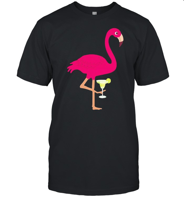 Flamingo Drinking Margarita Shirts