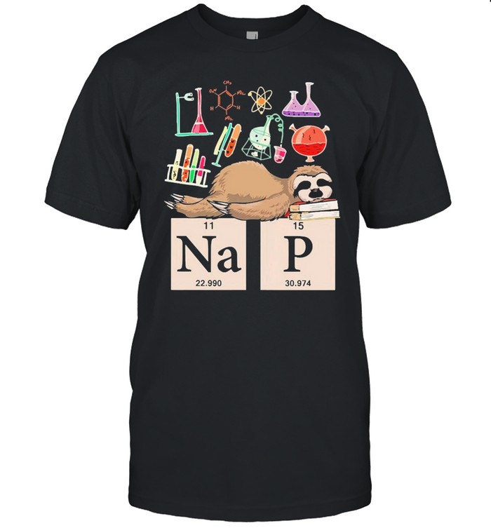 Sloth Sleeping Chemistry Na P Shirt
