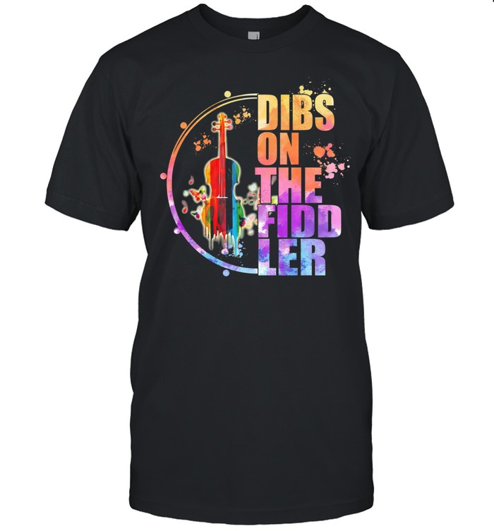 Violin dibs on the fidd ler shirt Classic Men's T-shirt