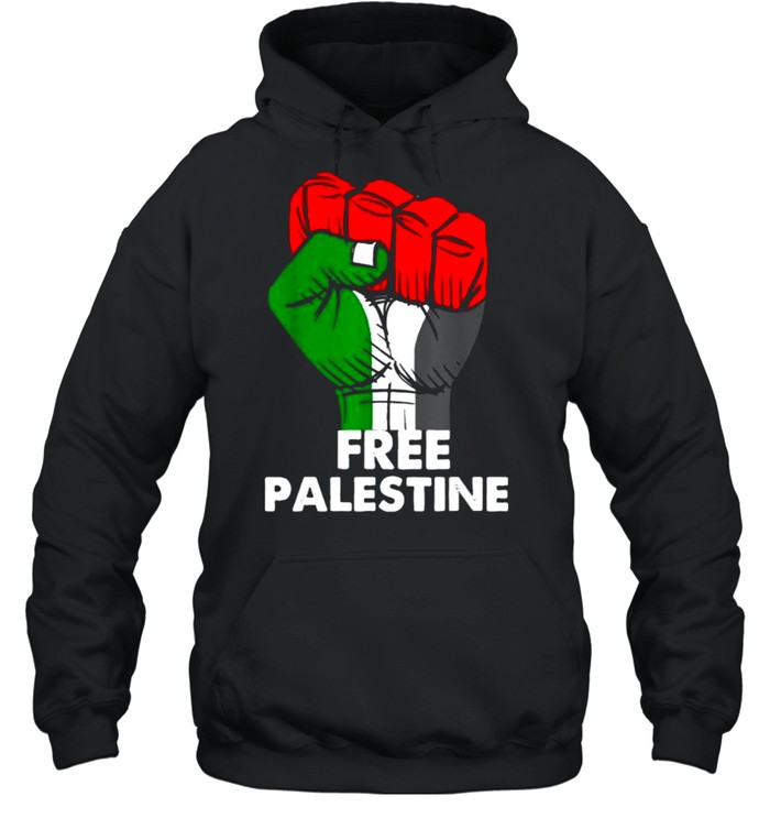 Free Gaza Palestine Flag arabic freedom palestine flag Unisex Hoodie
