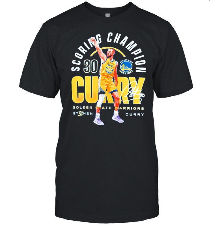 Stephen Curry Golden State Warriors 2021 NBA Scoring Champion shirts