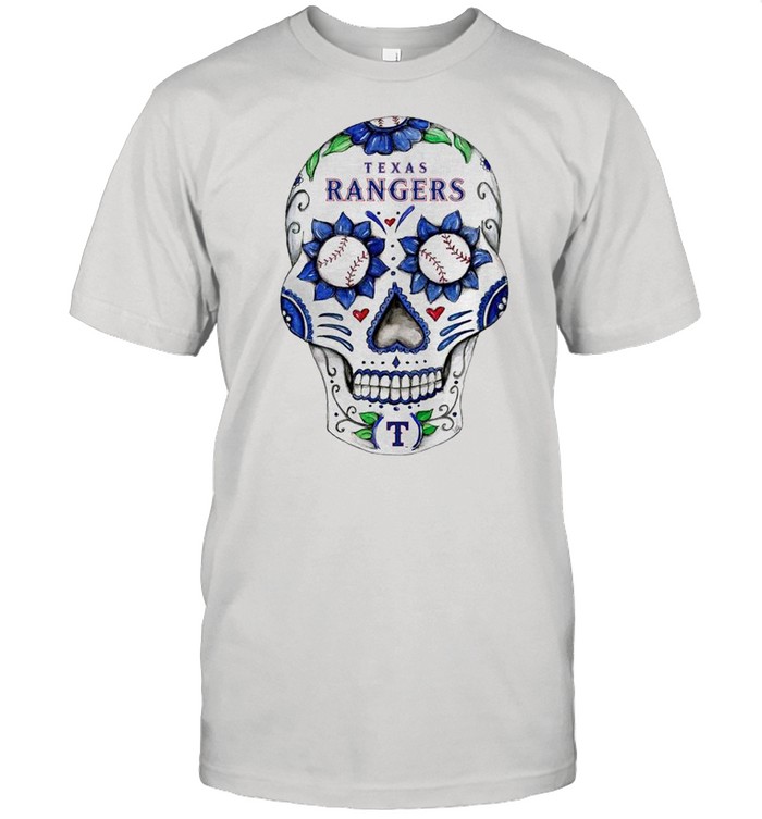 Texas Rangers Sugar Skull shirt Classic Men's T-shirt