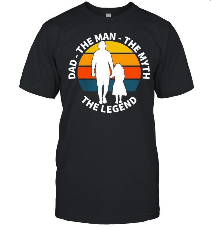 Fathers day gift birthday gift for dads dad the man the myth the legend vintage shirt