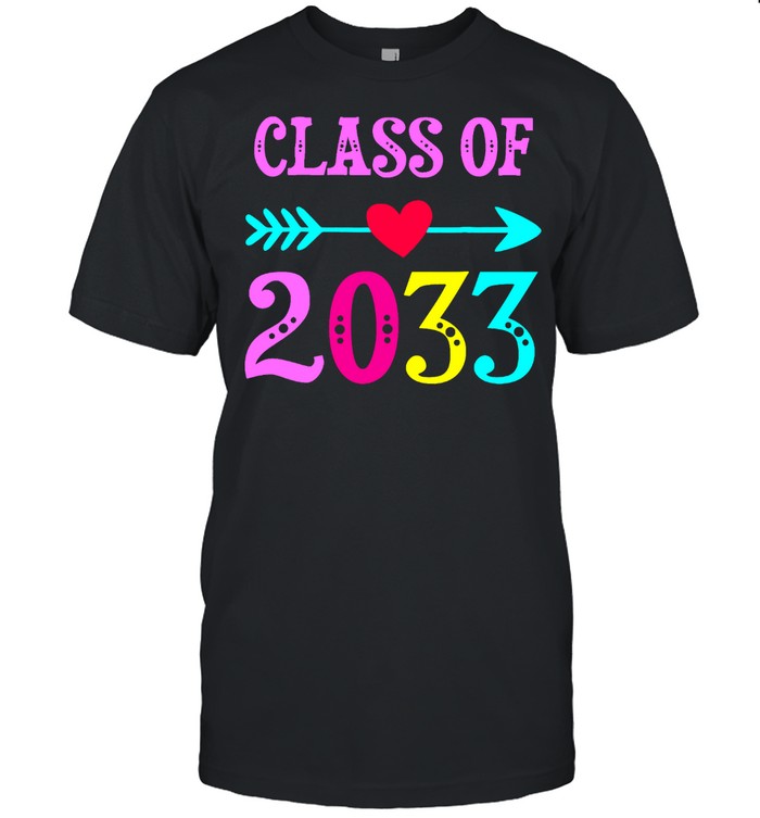 Class Of 2033 Grow With Me For Teachers Students shirt
