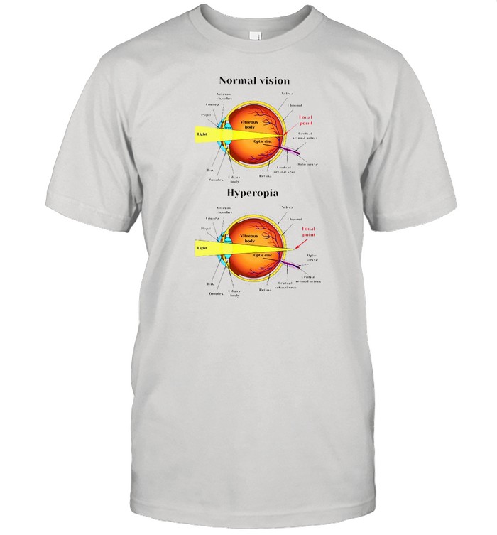ormal Vision Hyperopia Ophthalmology T-shirt