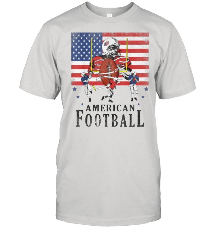 Americans Footballs Americans Flags T-Shirts