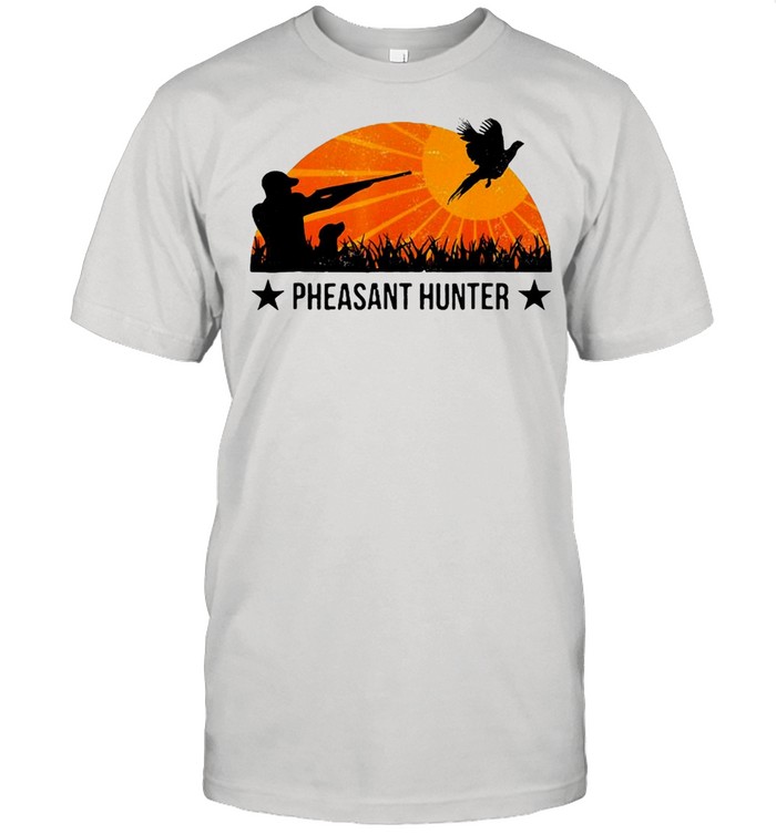 Pheasant Hunter Sunset Pheasant Hunting Classic Men's T-shirt