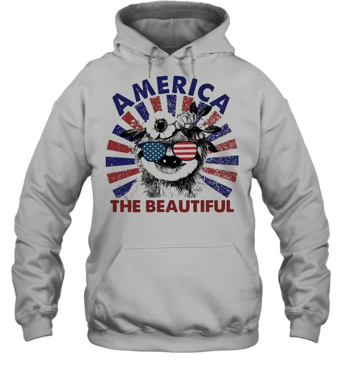 Sloth America The Beautiful Sloth Lovers Flag T-shirt Unisex Hoodie