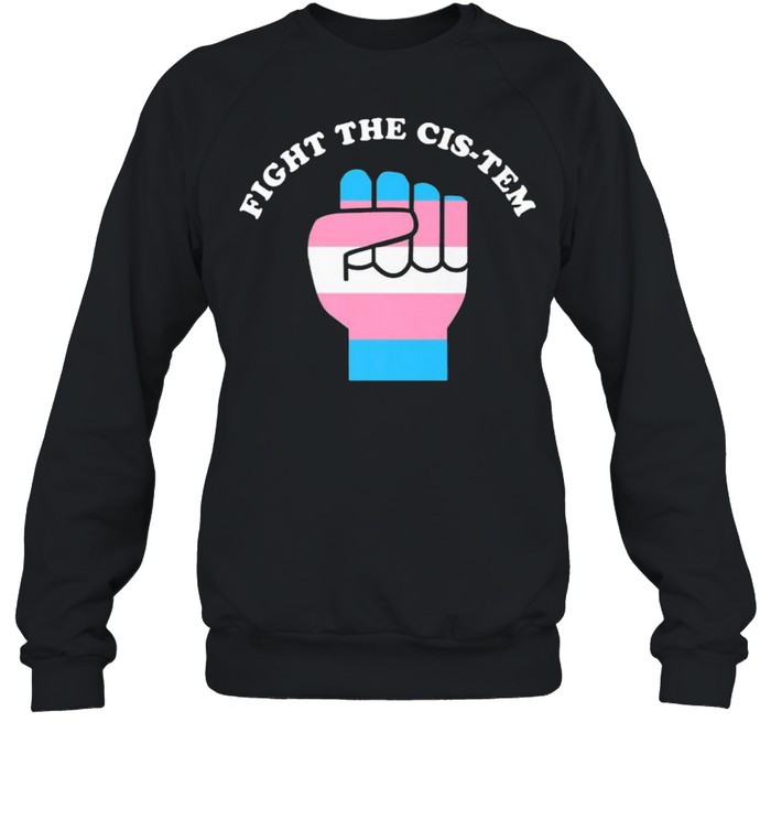 Fight The Cis-tem shirt Unisex Sweatshirt