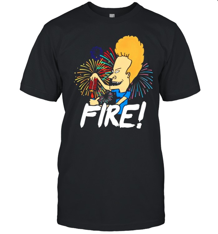 Beavis fire firework 4th of july shirt