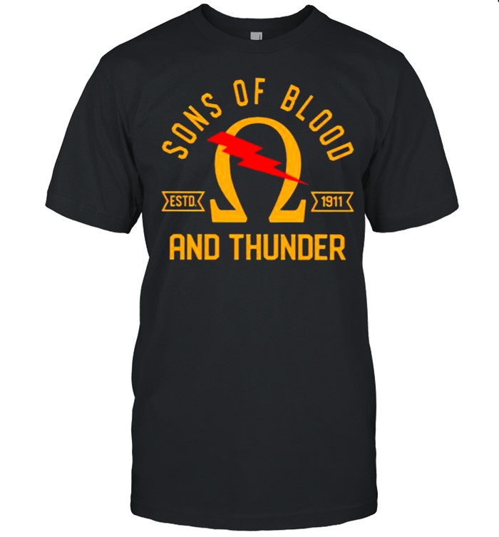 Sons of blood and thunder est 1911 shirt