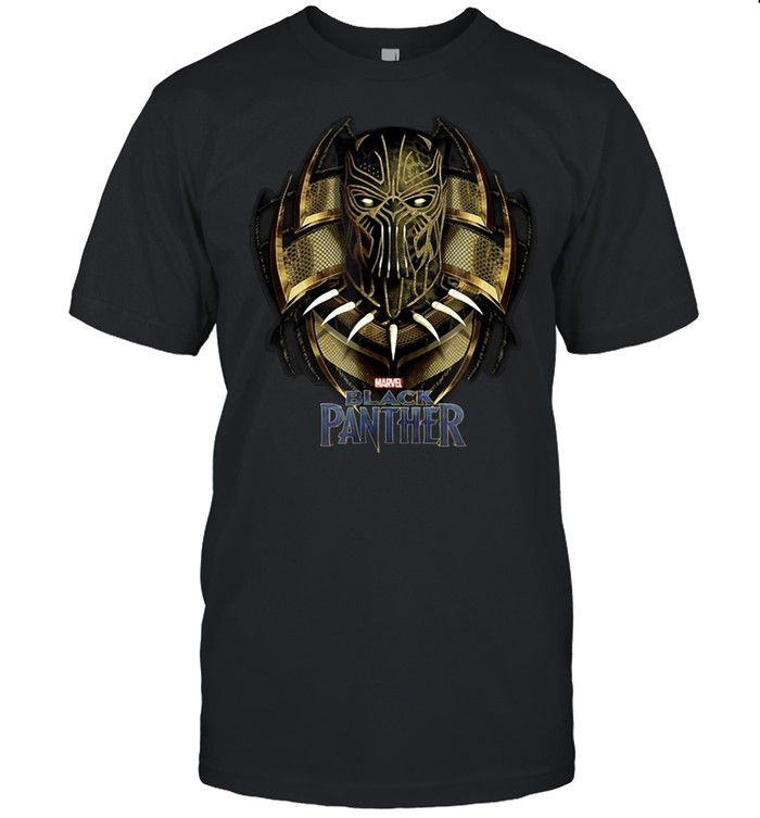 Marvel Black Panther Movie Killmonger Golden Jaguar T-shirt