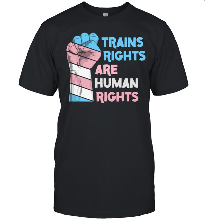 Trains Rights Are Human Rights LGBT Gay Pride shirt