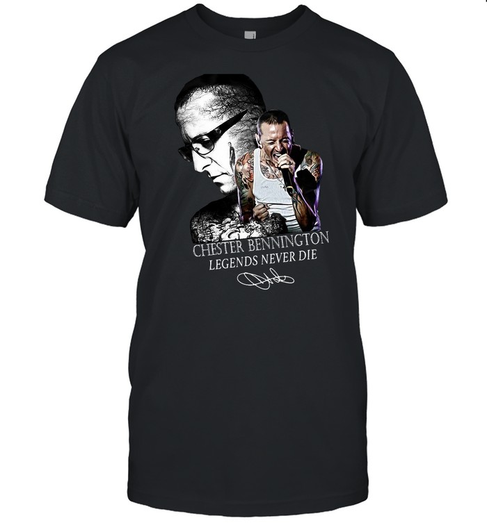 Chester Bennington Legends Never Die Signature Men shirts