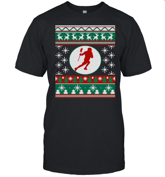 Lacrosse ugly christmas idea Lacrosse shirt