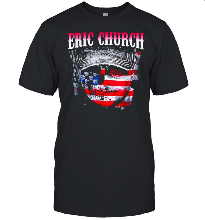 Ericss Churchss musics legends Americans flags shirts