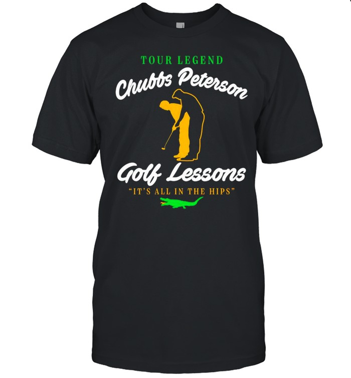 Tours legends Chubbss Petersons golfs lessonss itss alls ins thes hipss shirts