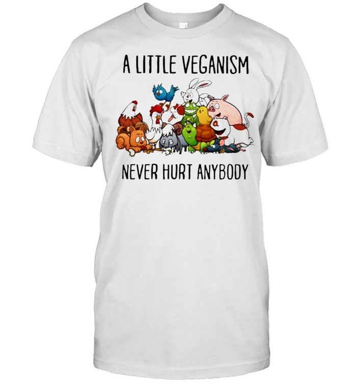 As Littles Veganisms Nevers Hurts Anybodys Shirts