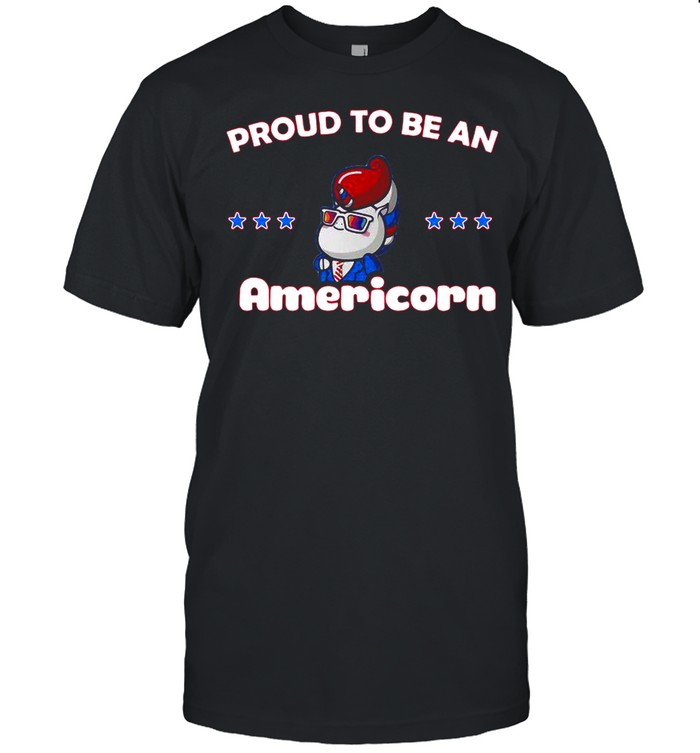 Proud to be an Americorn shirt Classic Men's T-shirt