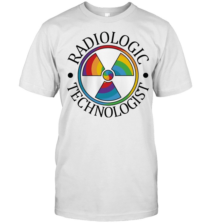 Radiologic technologist rainbow symbol shirt Classic Men's T-shirt
