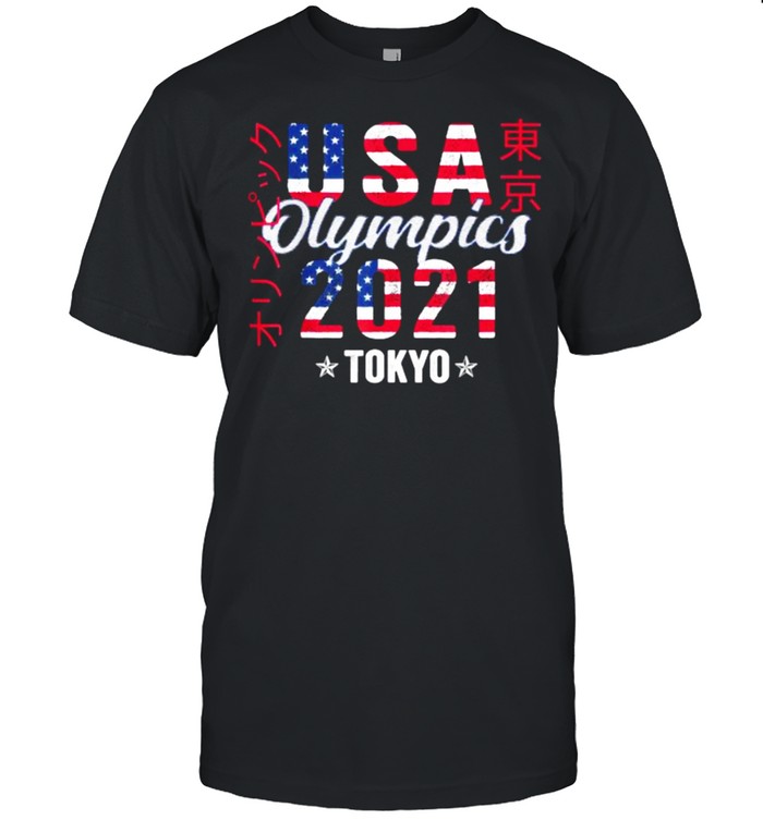 USA Olympics 2021 Tokyo American Flag T- Classic Men's T-shirt