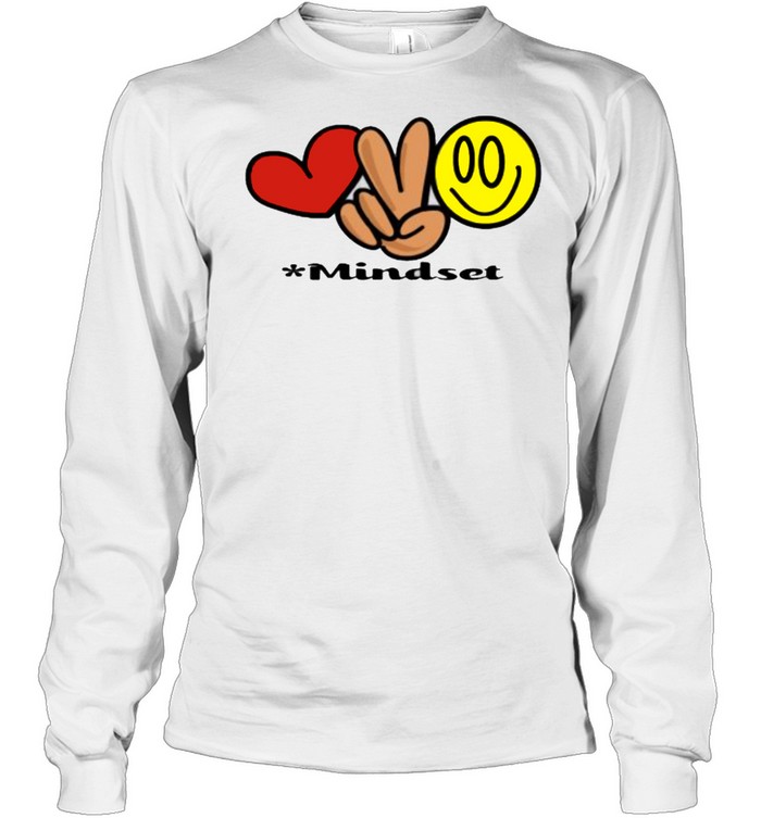 Mindset Heart Emoji Smile  Long Sleeved T-shirt
