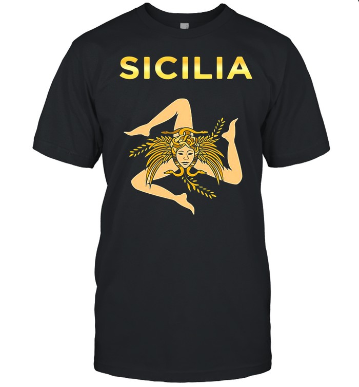 Sicilian Flag Trinacria Sicilian Pride T-shirt