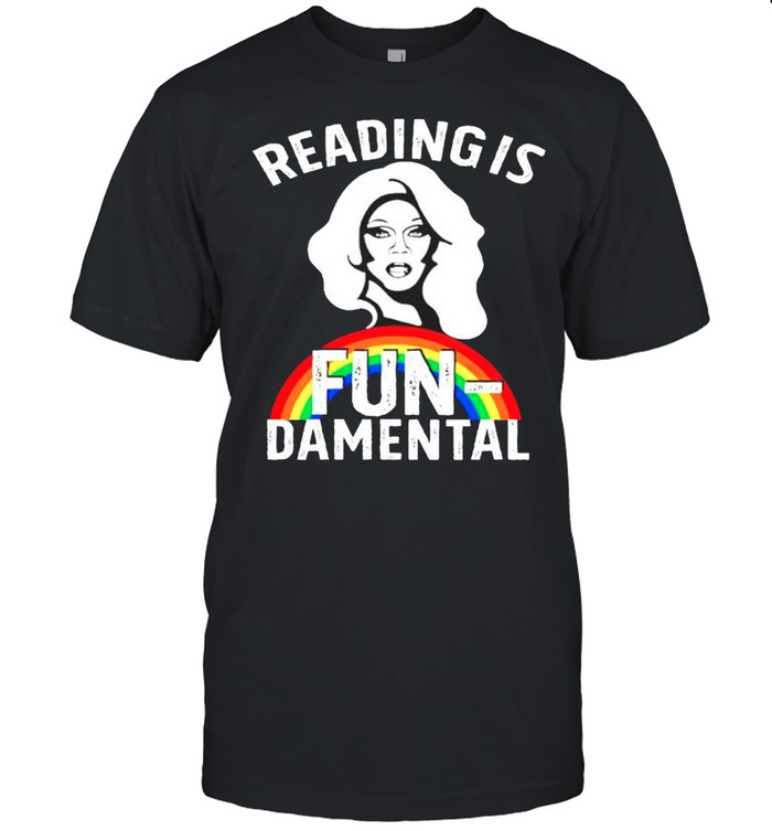 Rainbow reading is fun damental shirt Classic Men's T-shirt