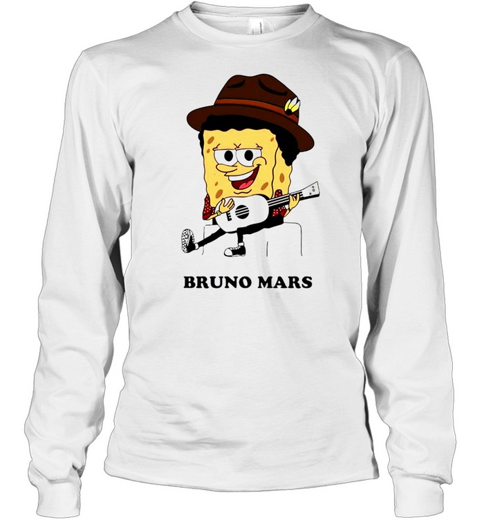 SpongeBob Bruno Mars shirt Long Sleeved T-shirt